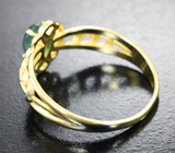 Золотое кольцо с уральским александритом авторской огранки 0,64 карата Золото