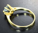 Золотое кольцо с уральским александритом редкой огранки 1,52 карата Золото