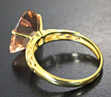Кольцо с морганитом высокой чистоты 4,51 карата Золото