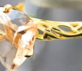 Кольцо с морганитом высокой чистоты 4,51 карата