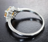 Чудесное серебряное кольцо с ограненым эфиопским опалом