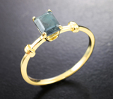Золотое кольцо с уральским александритом 0,79 карата Золото