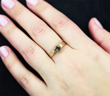 Золотое кольцо с гранатом со сменой цвета 0,91 карата Золото