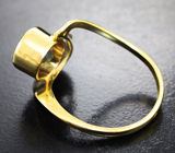 Золотое кольцо с уральским александритом 3,25 карата и бриллиантами