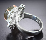 Серебряное кольцо с лабрадоритом 5,03 карата