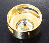 Золотой кулон с муассанитом 1,92 карата Золото