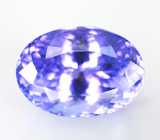 Чистейший танзанит 7,09 карата 