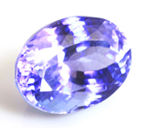 Чистейший танзанит 7,09 карата 
