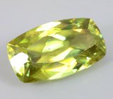 Высокая дисперсия! Желто-зеленый сфен 1,85 карата 