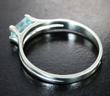 Кольцо с параиба турмалином 0,7 карата Серебро 925