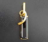 Золотой кулон с ограненным шерлом 6,61 карата Золото