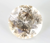 Крупный! Пастельно-оранжевый ограненный фенакит 2,38 карата 