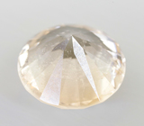 Крупный! Пастельно-оранжевый ограненный фенакит 2,38 карата 