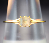 Золотое кольцо с уральским александритом 0,46 карата Золото