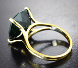 Золотое кольцо с крупным ограненным контрастным мау-сит-ситом 9,75 карата Золото