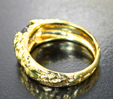 Кольцо с полихромной шпинелью редкой огранки 1,22 карата Золото