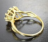 Золотое кольцо с диаспором высокой чистоты 3,01 карата Золото