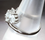Оригинальное серебряное кольцо с топазами Серебро 925