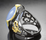 Серебряное кольцо с халцедоном 34,4 карата Серебро 925
