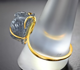 Золотое кольцо с резным лабрадоритом 4,81 карата Золото