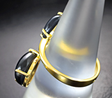 Золотое кольцо cо звездчатыми сапфирами 8,03 карата Золото