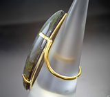 Крупное золотое кольцо с лабрадоритом 49,04 карата Золото