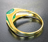Золотое кольцо с уральским изумрудом 2,39 карата Золото