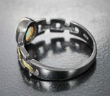 Серебряное кольцо с кристаллическим эфиопским опалом Серебро 925