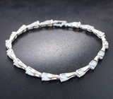 Стильный серебряный браслет с кристаллическими эфиопскими опалами