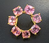 Кулон с «неоновыми» полихромными шпинелями 8,95 карата