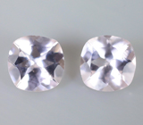 Пара чистейших морганитов 0,52 карата 