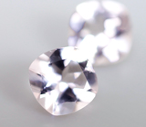 Пара чистейших морганитов 0,52 карата 