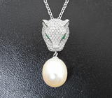 Серебряное колье с жемчугом Серебро 925