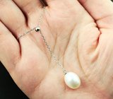 Серебряное колье с жемчугом