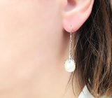 Серебряный комплект с жемчугом