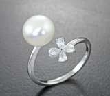 Серебряный комплект с жемчугом Серебро 925