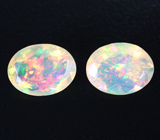 Пара ограненных эфиопских опалов 1,93 карата 