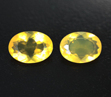 Пара ограненных бразильских опалов 1,54 карата 