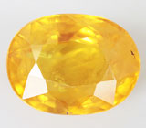 Кольцо c желтым сапфиром 3,62 карата Золото