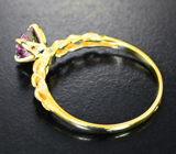 Кольцо с муассанитом 0,89 карата Золото
