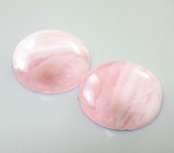 Крупный парный розовый кварц 50,02 карата 