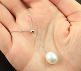 Серебряное колье с жемчугом Серебро 925