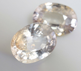 Без облагораживания! Пара желто-зеленых сапфиров 4,63 карата 