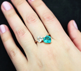 Чудесное серебряное кольцо с топазами Серебро 925