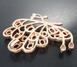 Крупный cеребряный кулон с альмандинами гранатами