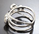 Кольцо с лунным камнем 2,55 карата и бриллиантами