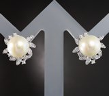 Серебряный комплект с жемчугом Серебро 925