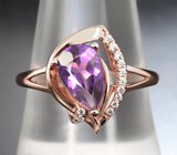 Чудесное cеребряное кольцо с аметистом