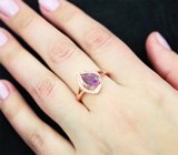 Чудесное cеребряное кольцо с аметистом