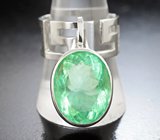 Кольцо с «неоновым» флюоритом 14,76 карата